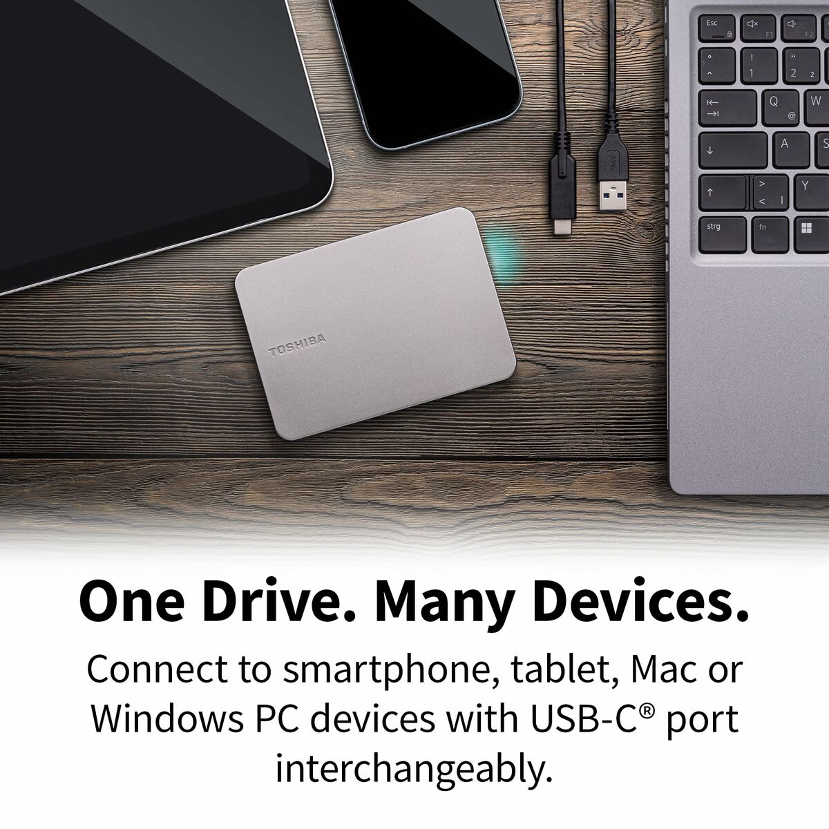 Disco Duro Externo Toshiba HDTX210ESCAA Gris Magnética