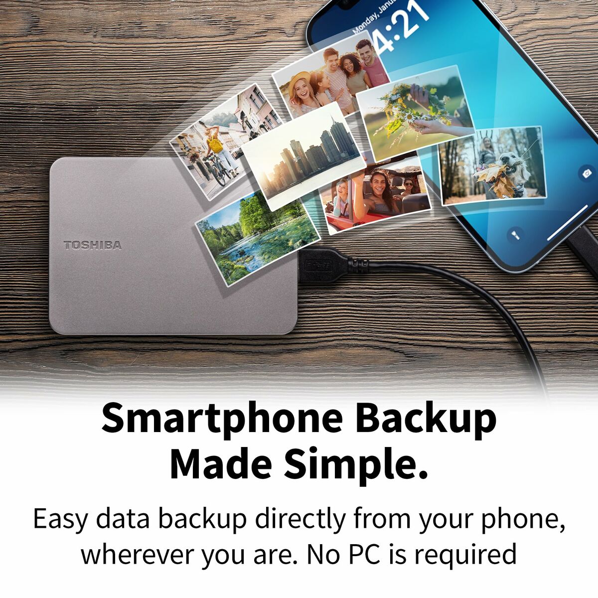 Disco Duro Externo Toshiba HDTX210ESCAA Gris Magnética