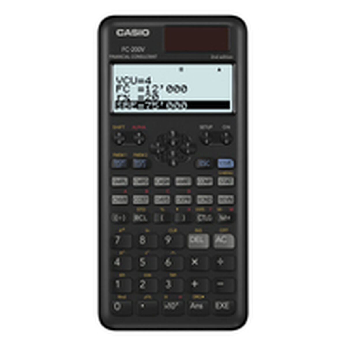Calculadora Casio FC-200V-2-W-ET Negro
