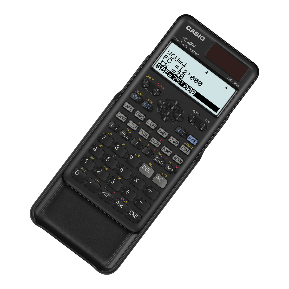 Calculadora Casio FC-200V-2-W-ET Negro