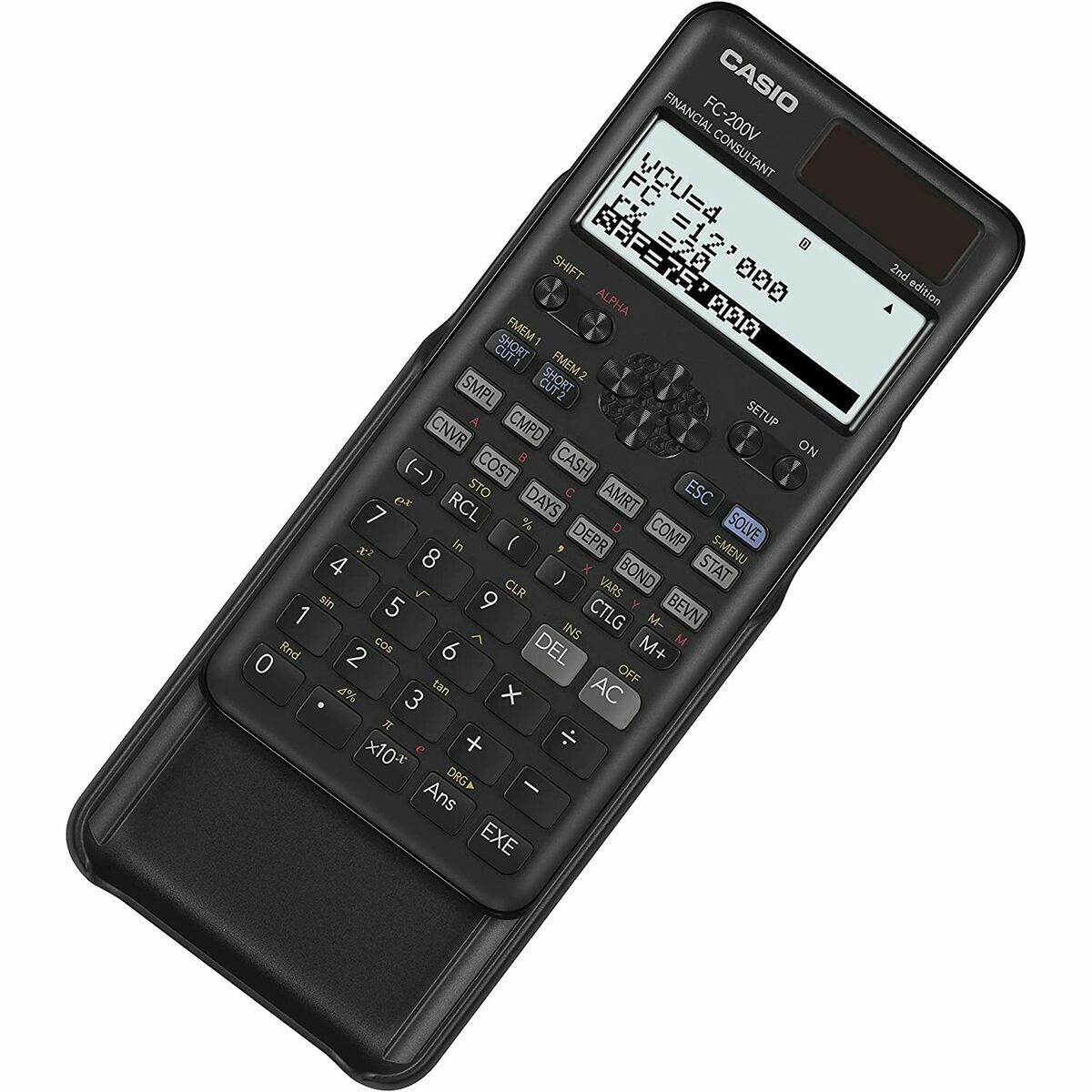 Calculadora Casio FC-200V-2-W-ET Negro