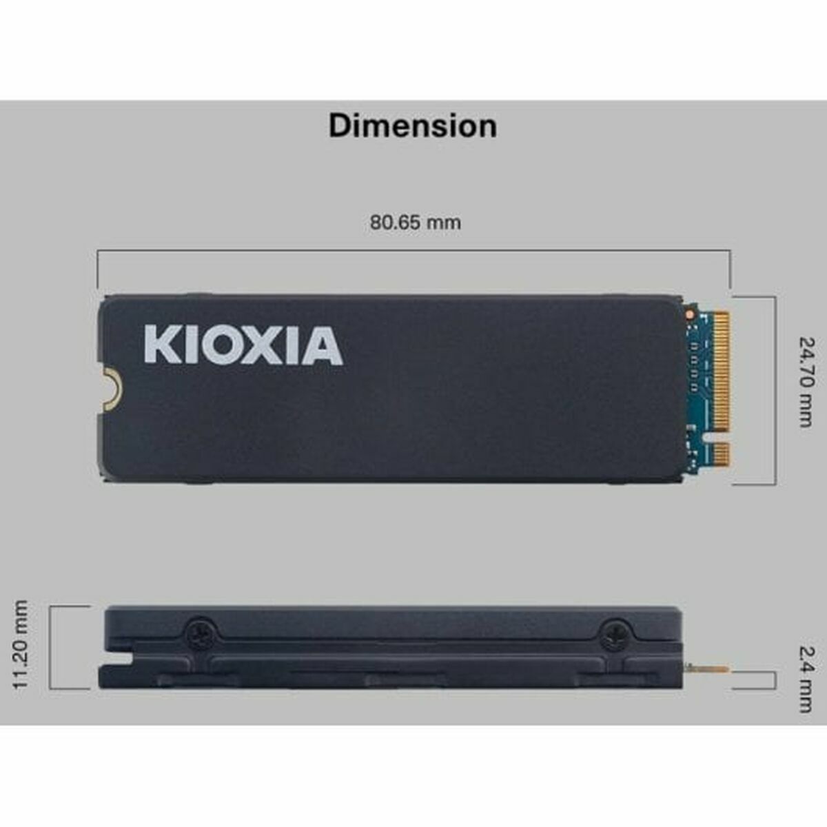 Disco Duro Kioxia Exceria Plus G3 2 TB SSD