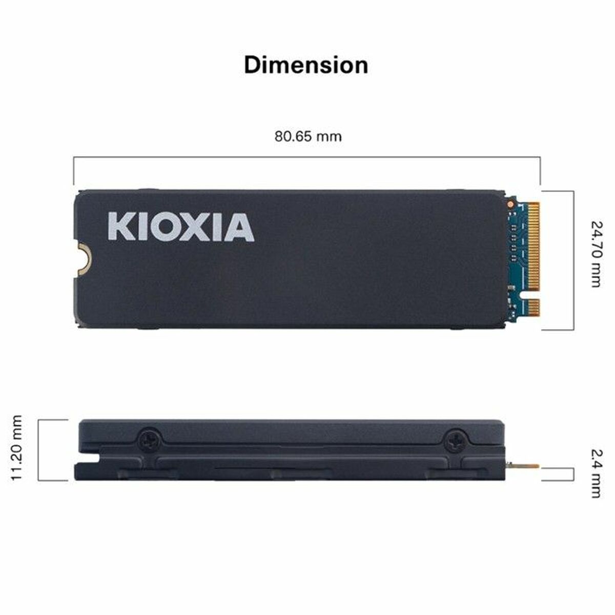 Disco Duro Kioxia Exceria Plus G3 4 TB SSD