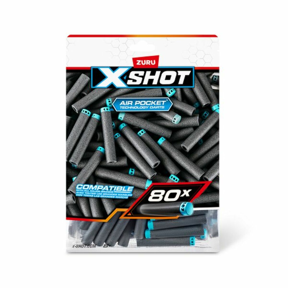 Dardos Zuru  X-Shot 80 Unidades