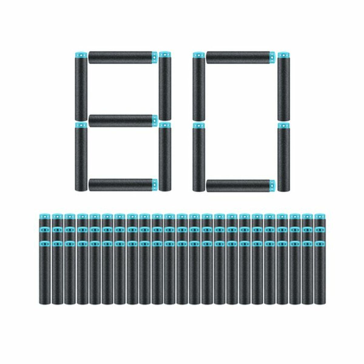 Dardos Zuru  X-Shot 80 Unidades