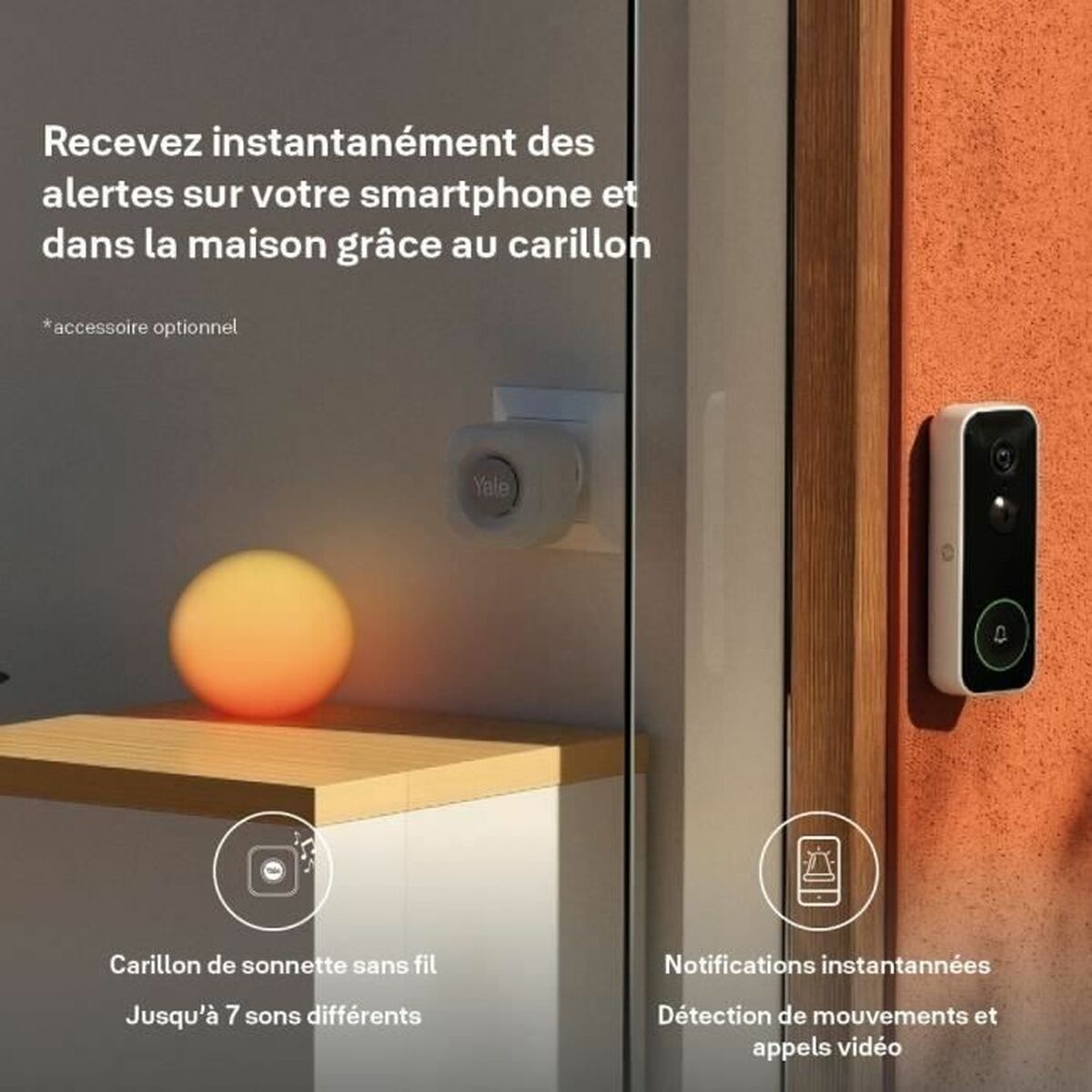 Alarma Personal Yale SV-VDBCH-1A-W