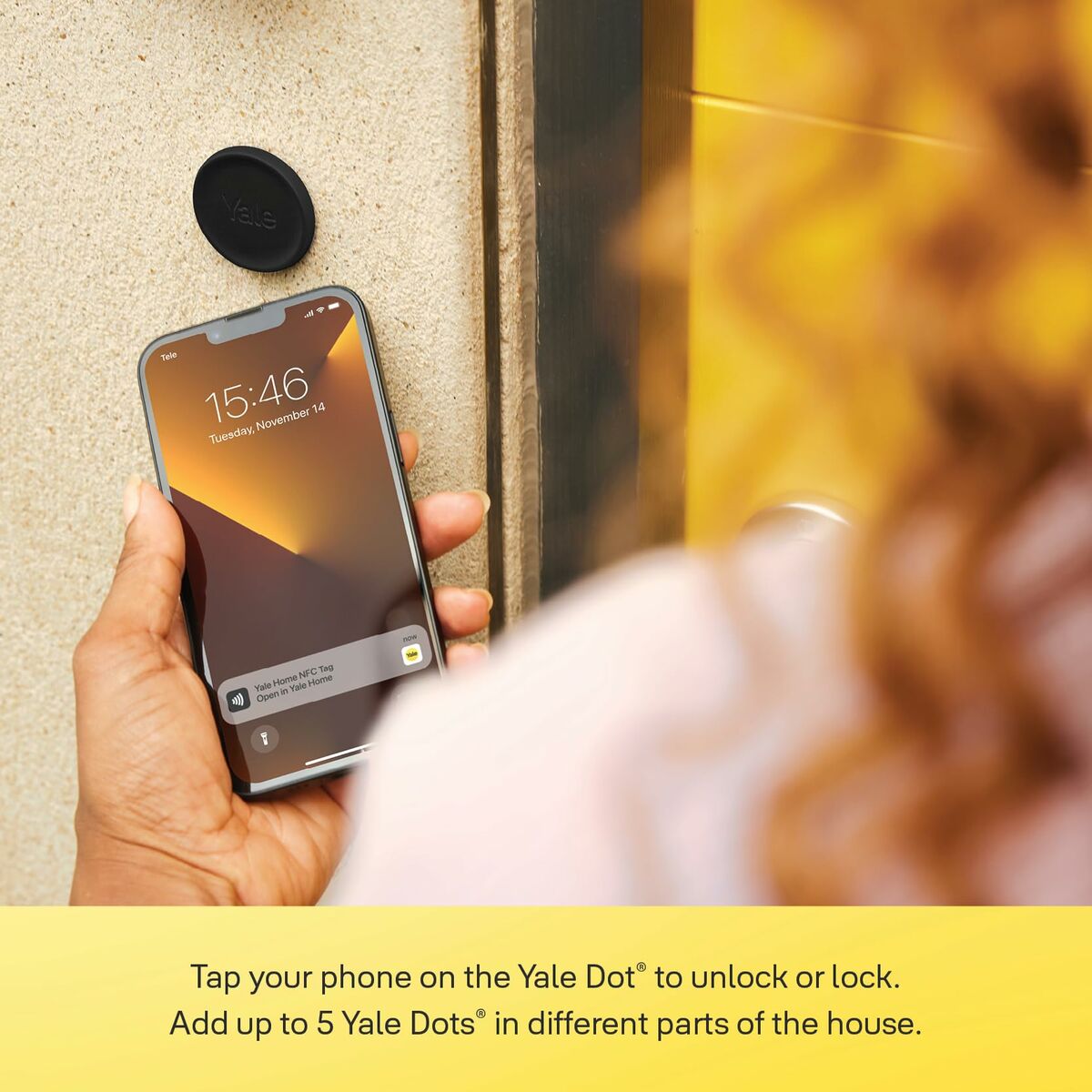 Enchufe Inteligente Yale 05/103210/MB Negro Negro mate Metal