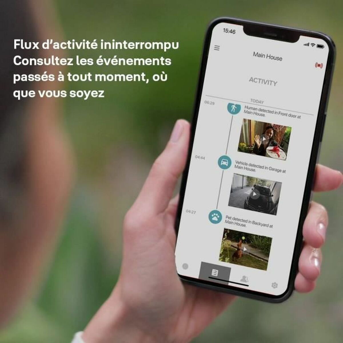 Cámara de vigilancia simulada Yale SV-OC-1A-W