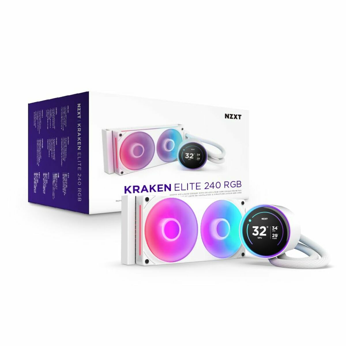 Kit de Refrigeración Líquida NZXT Kraken Elite 240 RGB