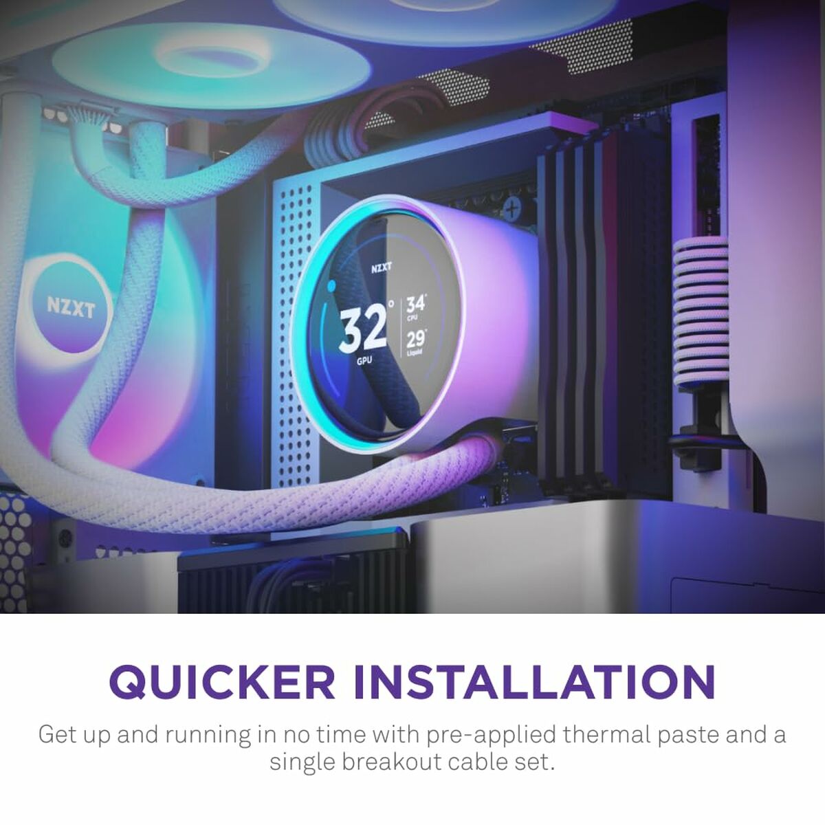 Kit de Refrigeración Líquida NZXT Kraken Elite 240 RGB