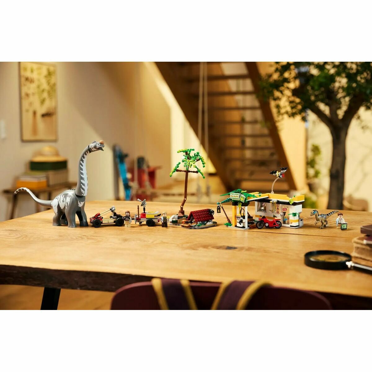 Juego de Construcción Lego JURASSIC WORLD 76973 Raptor & Titanosaurus Tracking Mission