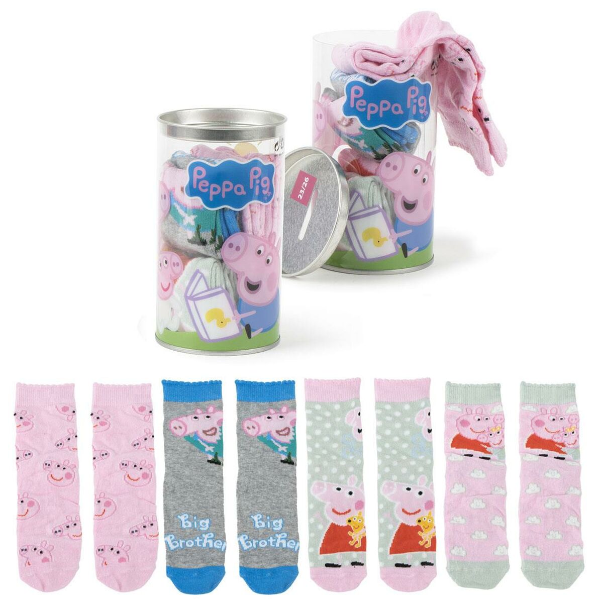Pack de calcetines Peppa Pig 4 Piezas