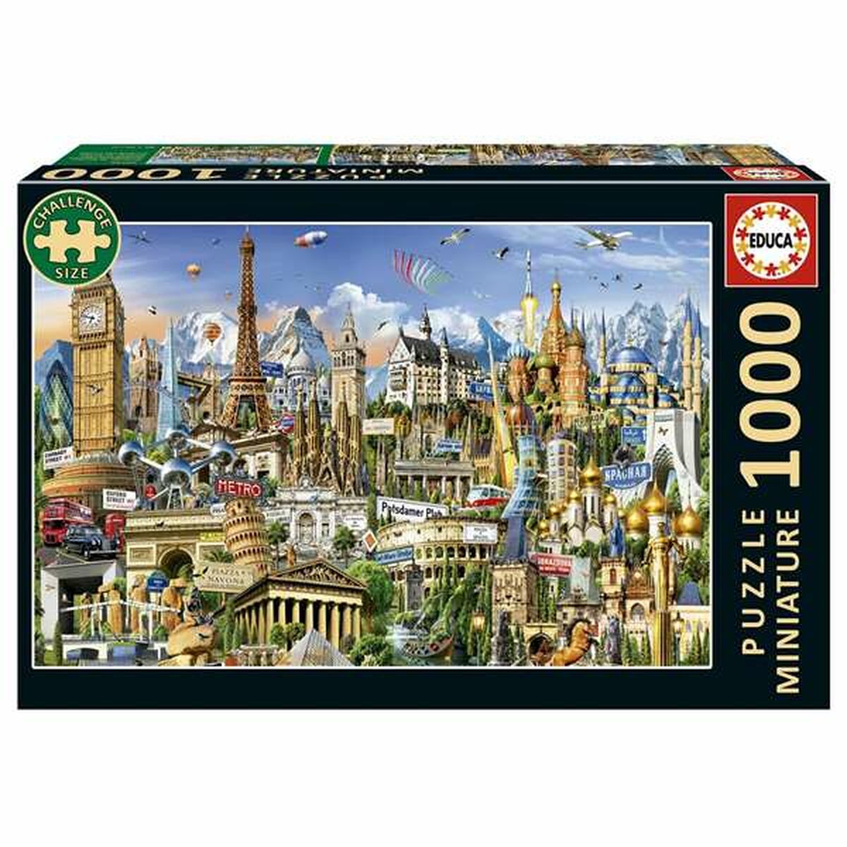 Puzzle Educa Europe Minature 1000 Piezas