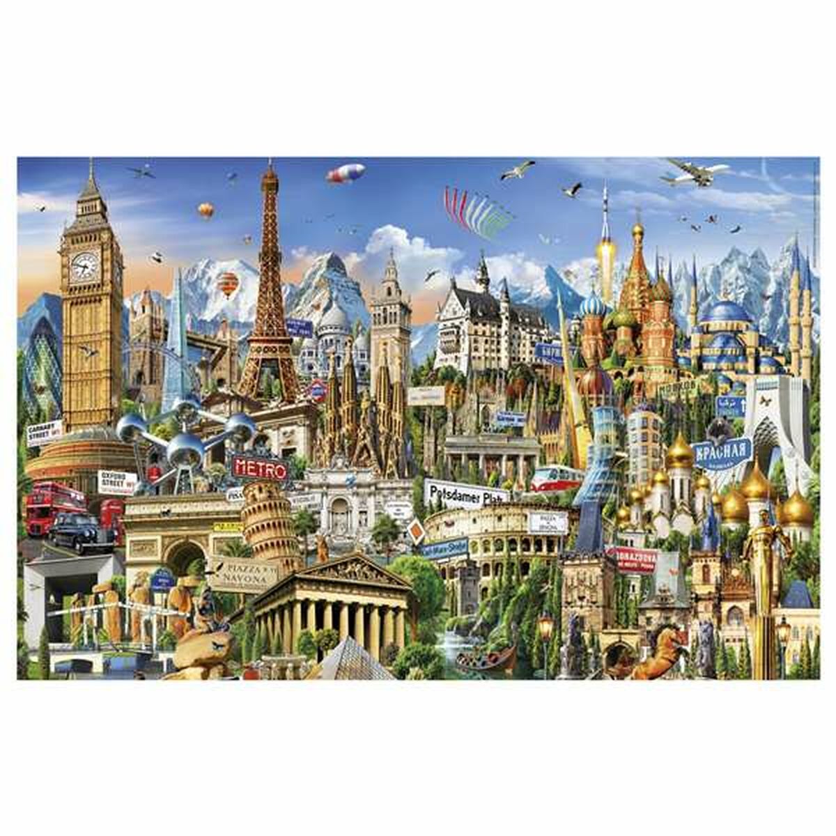 Puzzle Educa Europe Minature 1000 Piezas