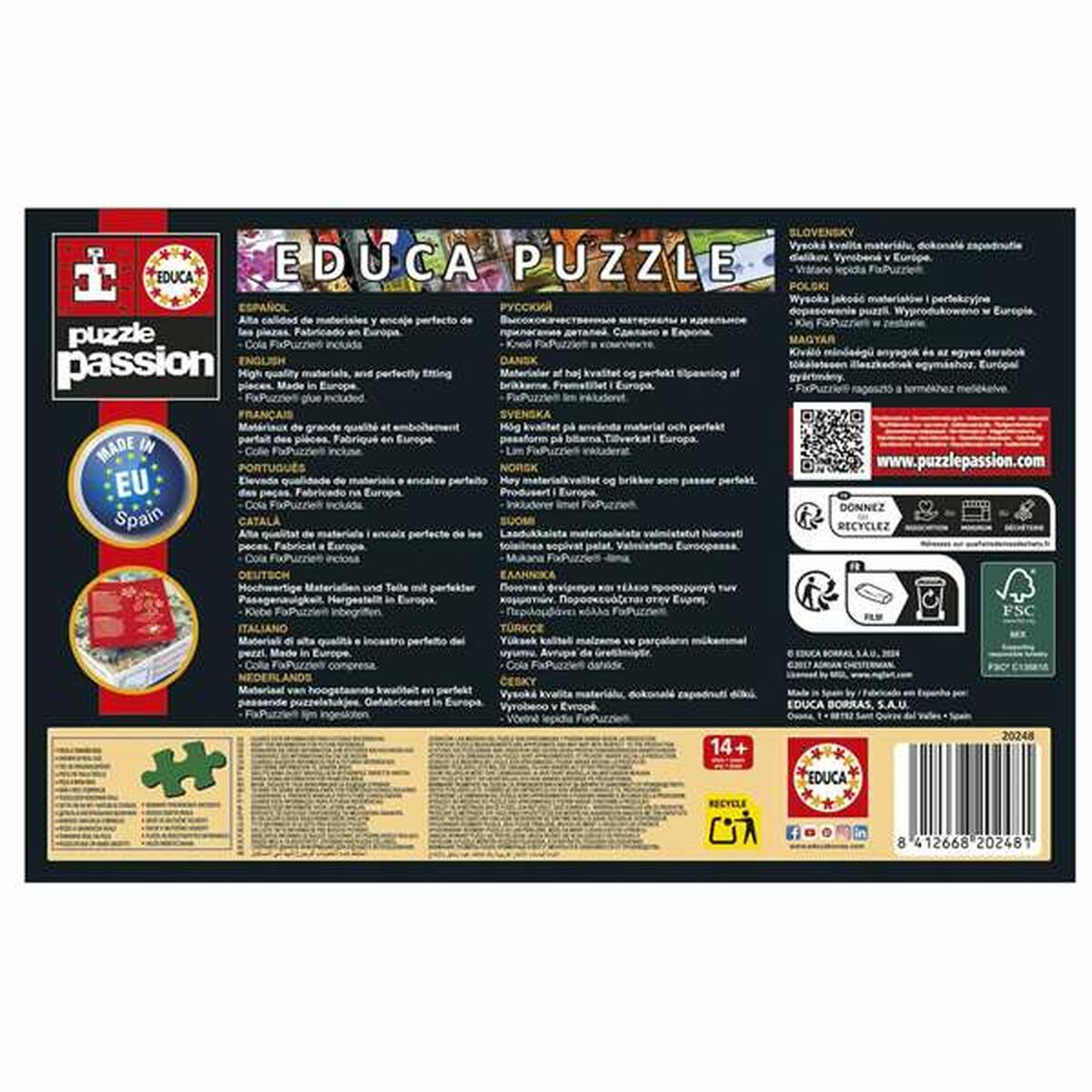 Puzzle Educa Europe Minature 1000 Piezas