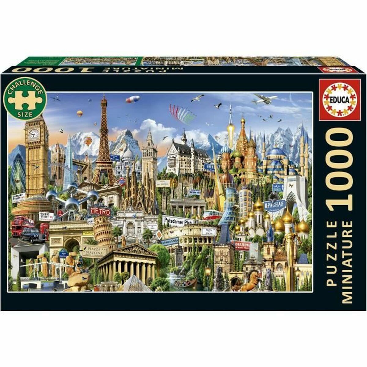 Puzzle Educa Europe Minature 1000 Piezas