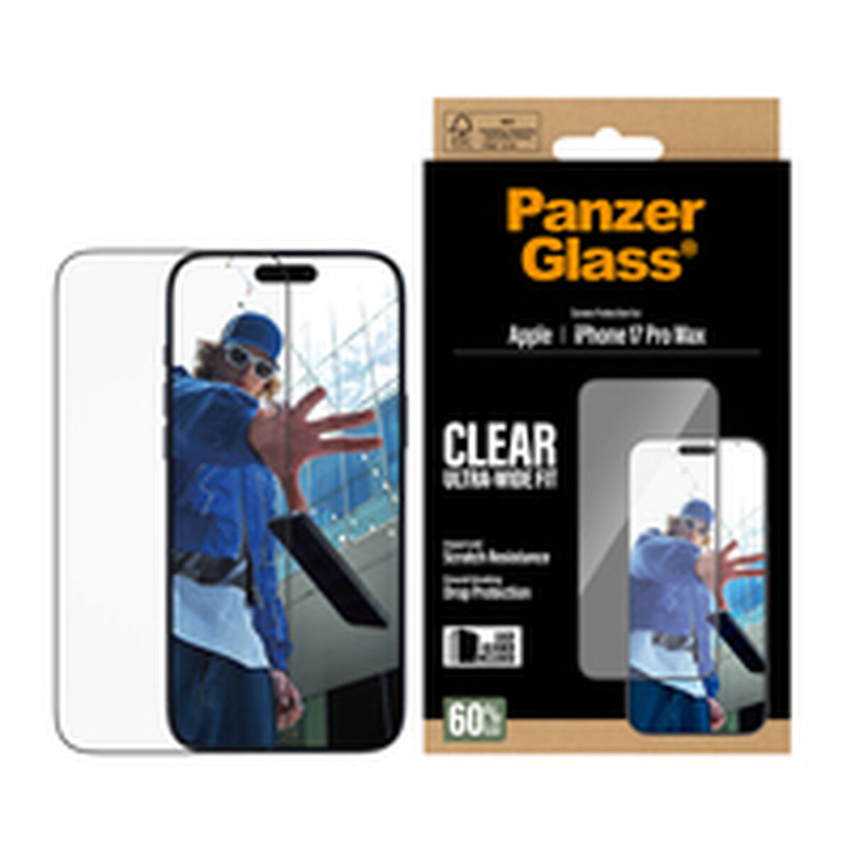 Funda para Móvil PanzerGlass iPhone 17 Pro Max Transparente Apple iPhone 17 Pro Max