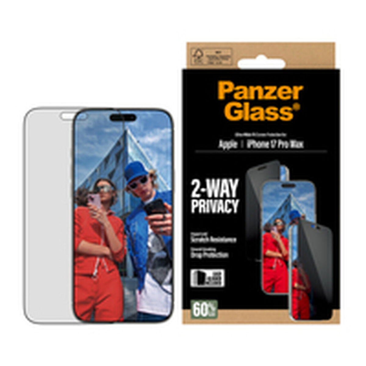 Funda para Móvil PanzerGlass iPhone 17 Pro Max Transparente Apple iPhone 17 Pro Max