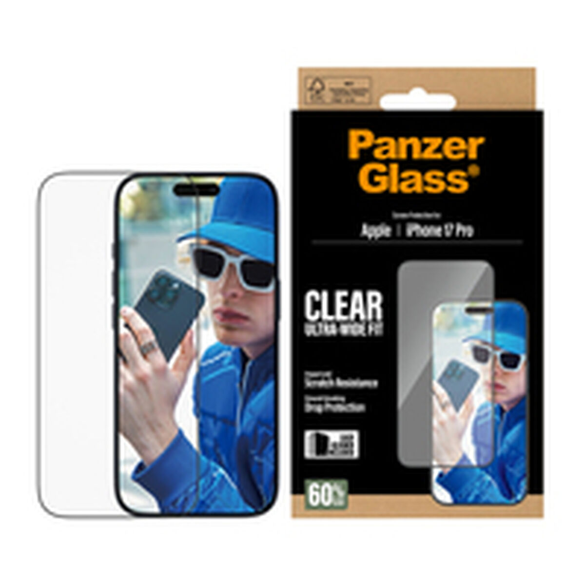 Funda para Móvil PanzerGlass iPhone 17 Pro Transparente Apple