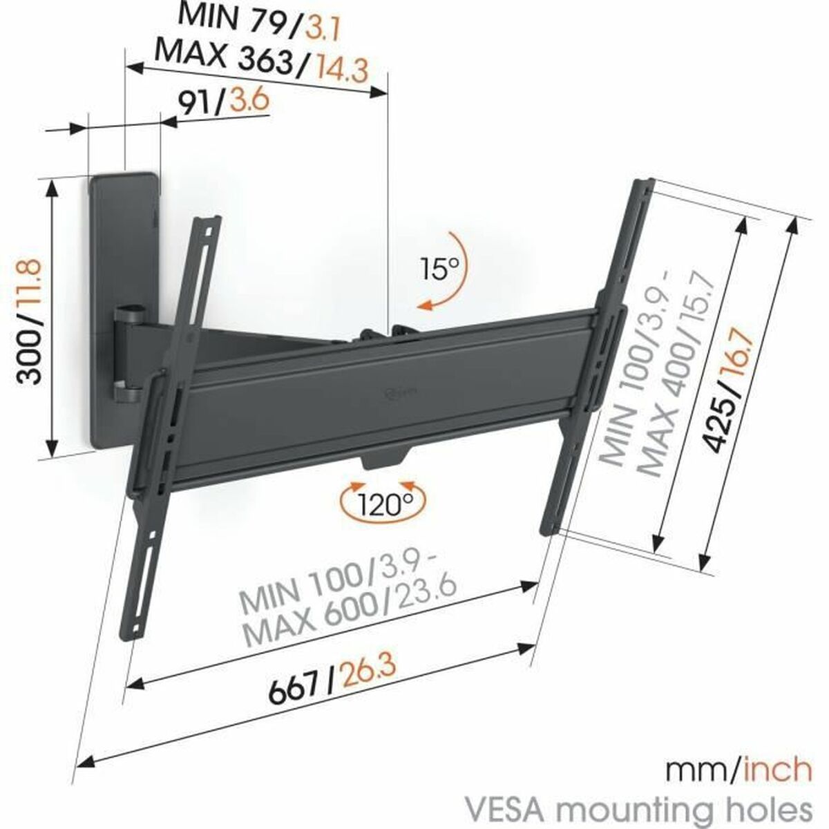 Soporte TV Vogel's S 1623 TILT