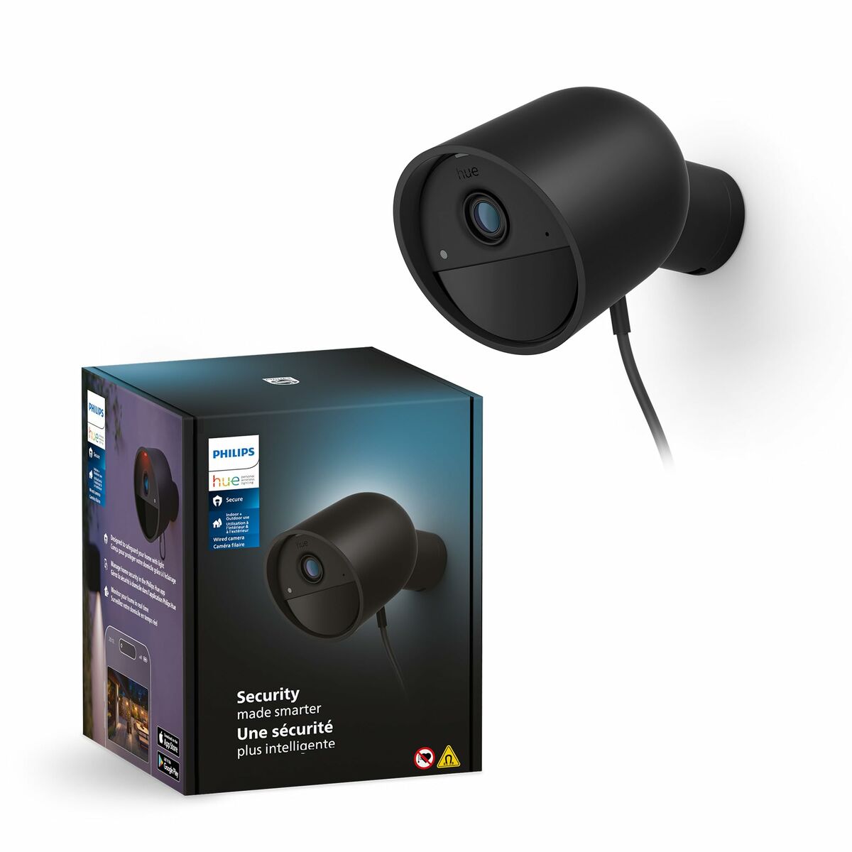 Cámara de vigilancia simulada Philips Hue Secure Cam