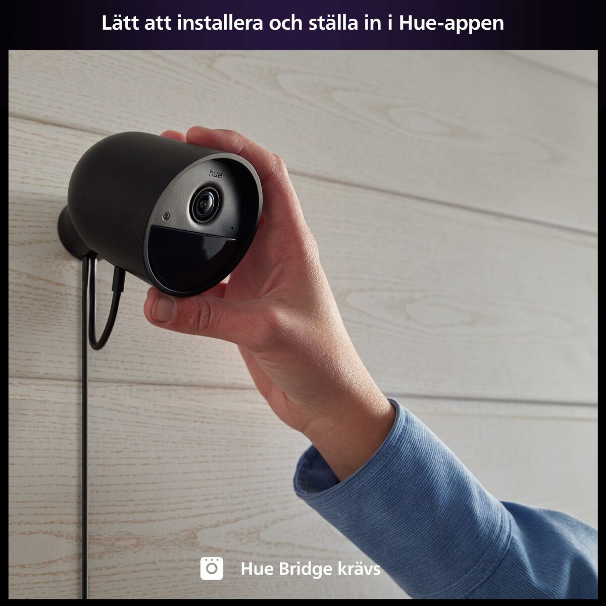 Cámara de vigilancia simulada Philips Hue Secure Cam