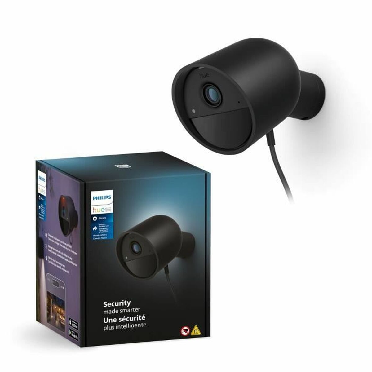 Cámara de vigilancia simulada Philips Hue Secure Cam