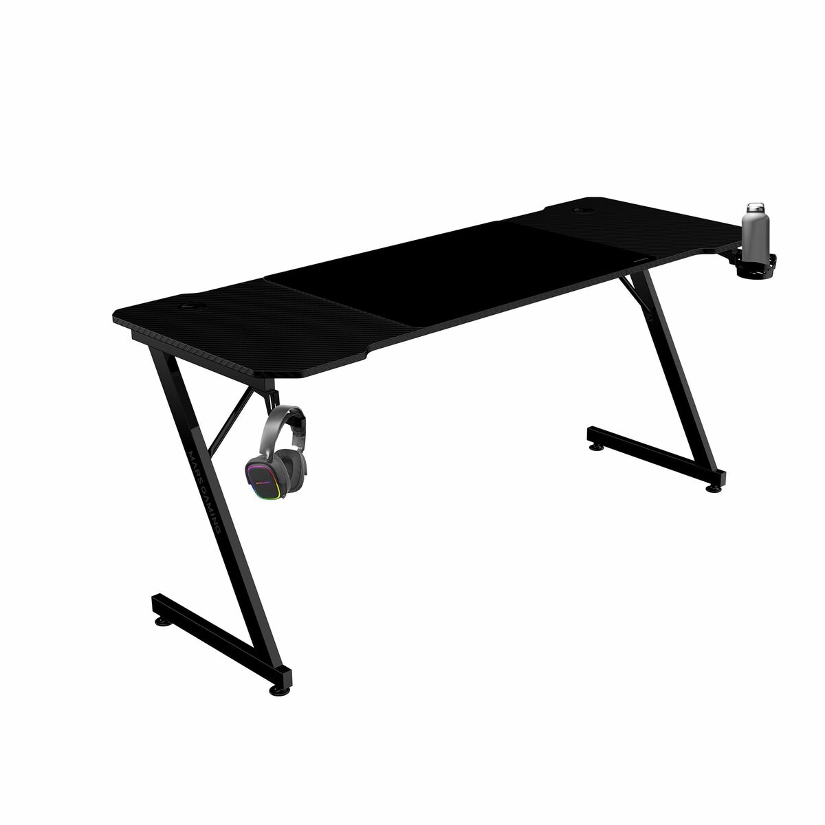 Mesa de Escritorio Gaming Mars Gaming ERGO Negro 160 x 60 cm