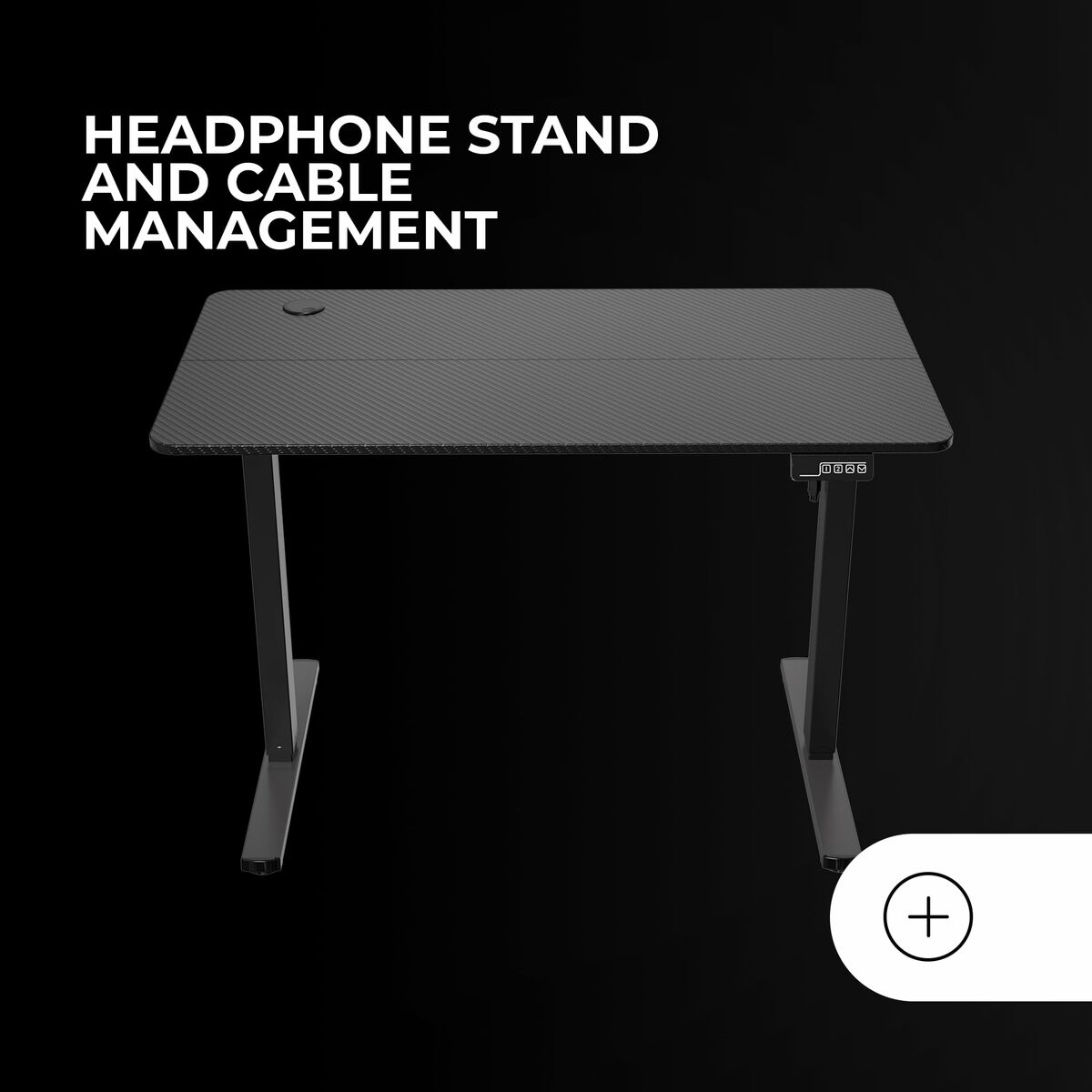 Mesa de Escritorio Gaming Mars Gaming ERGO Negro