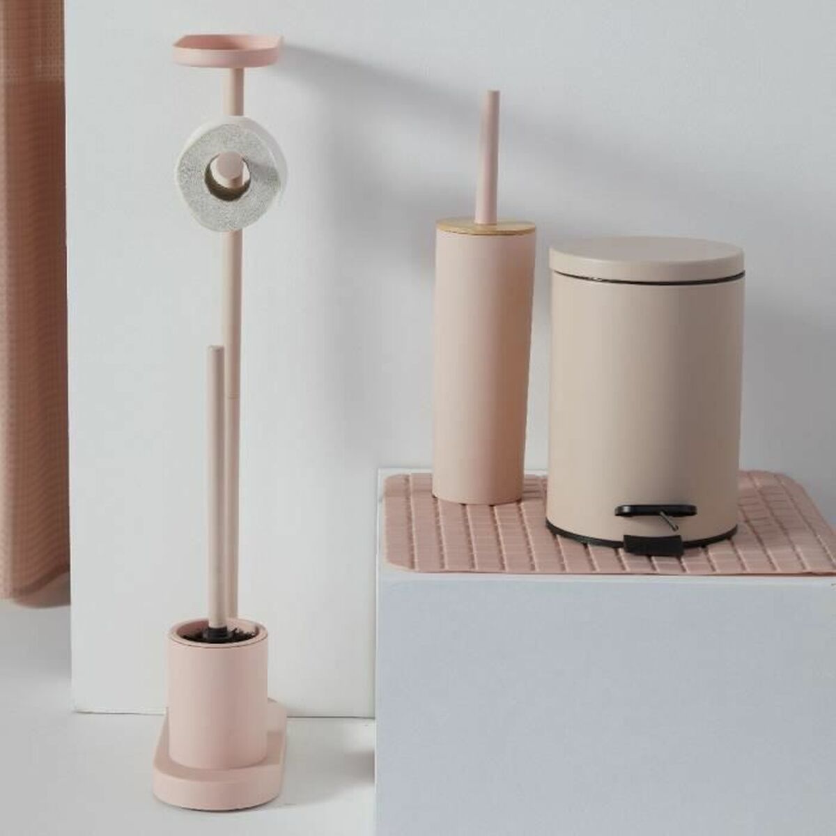 Alfombrilla Antideslizante para Ducha TODAY Rosa 50 x 50 cm PVC