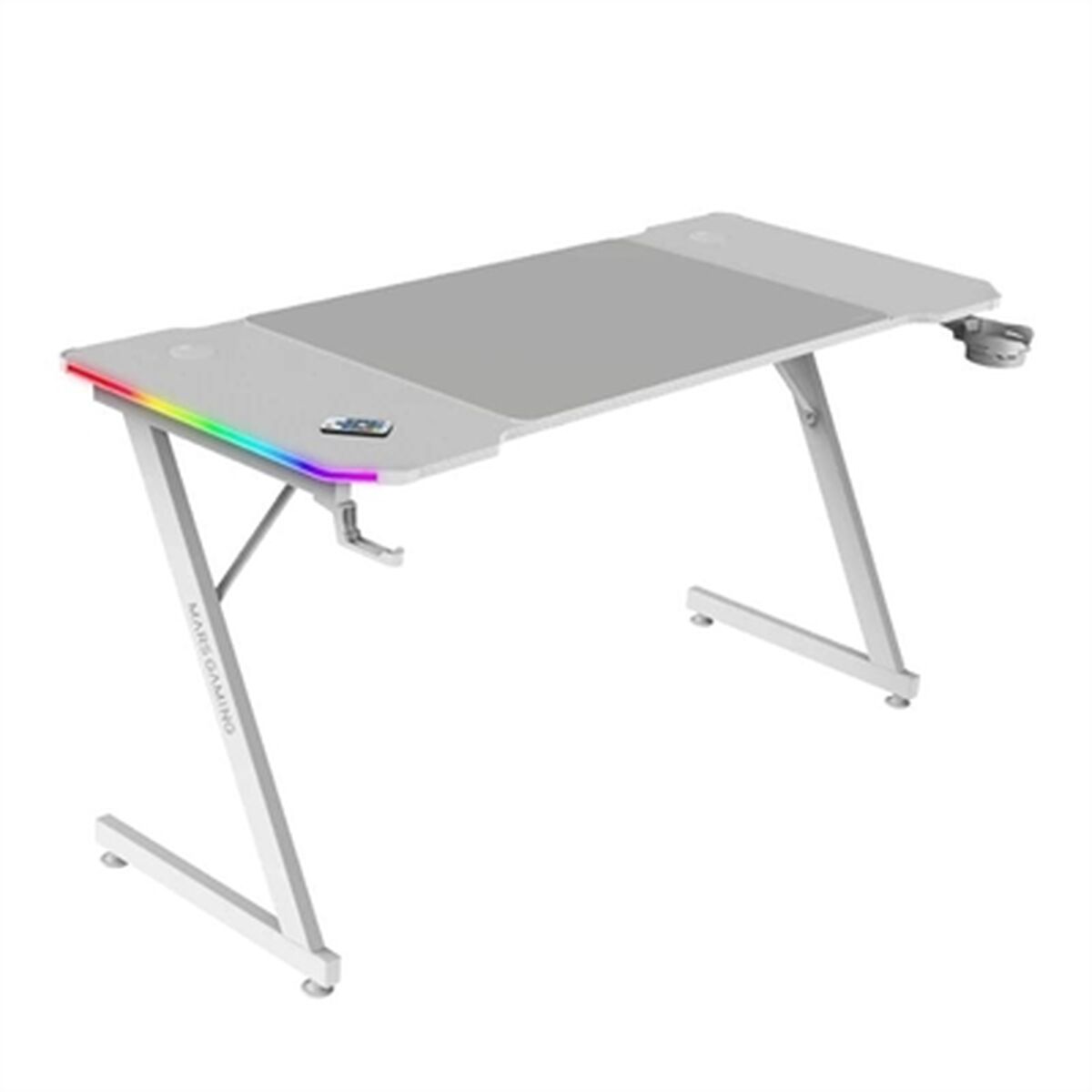 Mesa de Escritorio Gaming Mars Gaming ERGO Blanco 140 x 60 cm