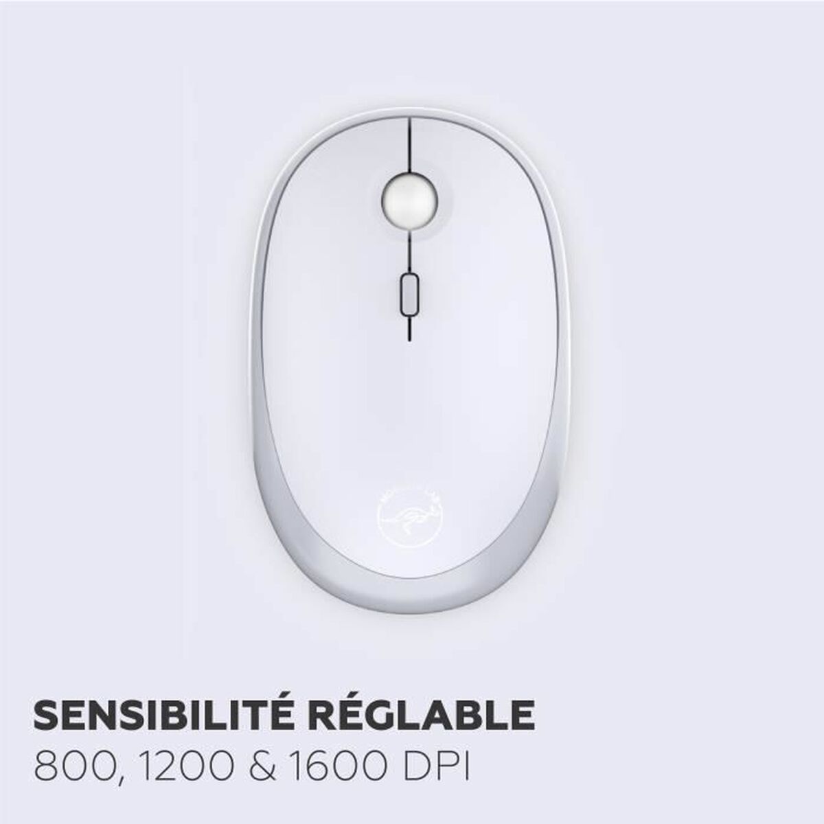 Teclado y Ratón Mobility Lab Modelo ergonómico Gris AZERTY