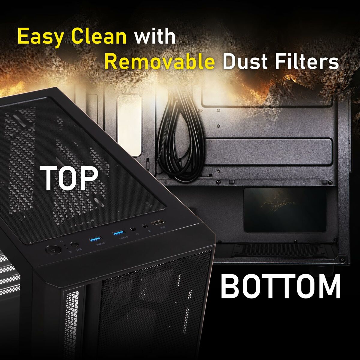 Caja Semitorre ATX BitFenix Apollo ARGB Negro