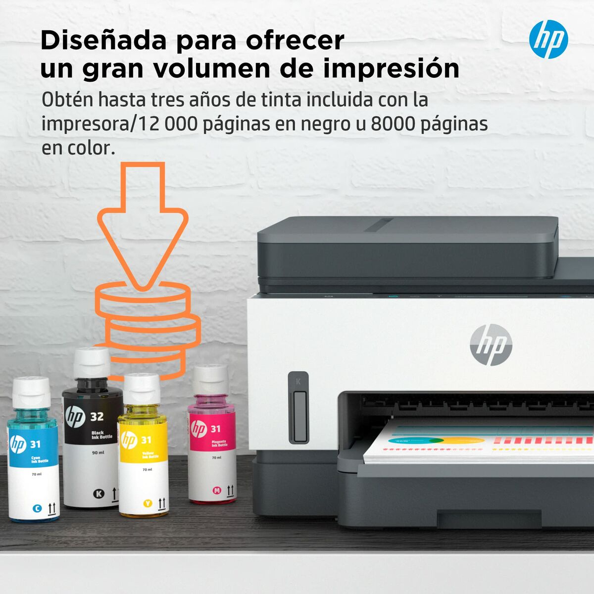 Impresora Multifunción HP Smart Tank 7305