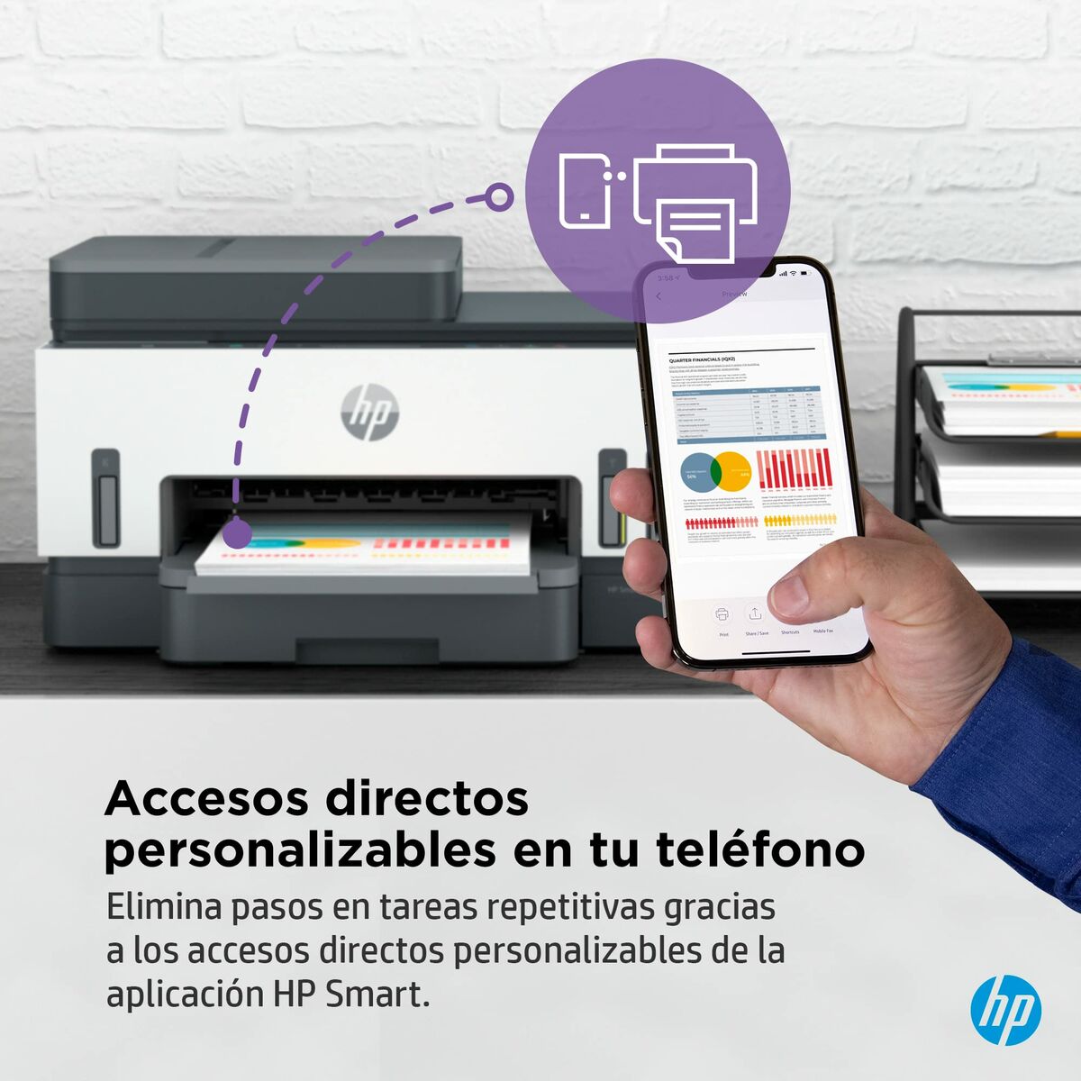 Impresora Multifunción HP Smart Tank 7305