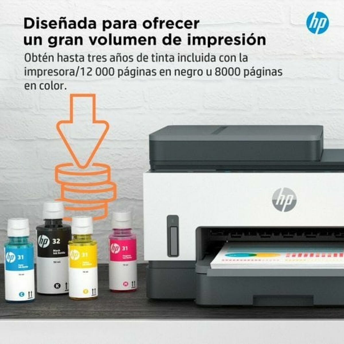 Impresora Multifunción HP Smart Tank 7305