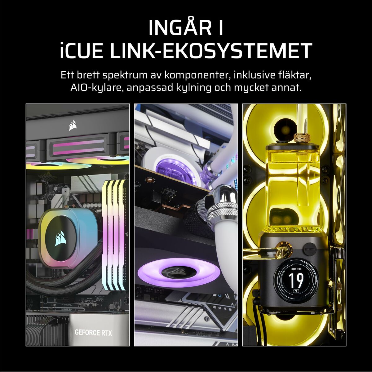 Ventilador de Caja Corsair CO-9051036-WW iCUE LINK RX140 RGB Max