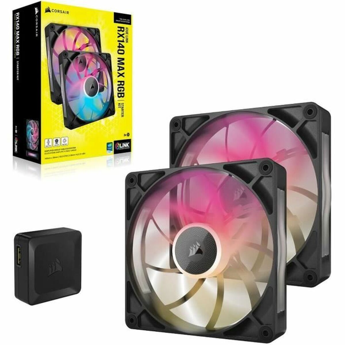 Ventilador de Caja Corsair CO-9051036-WW iCUE LINK RX140 RGB Max