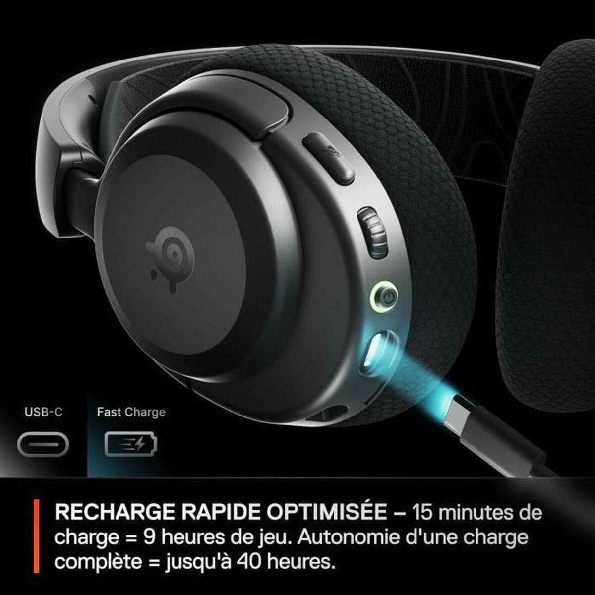 Auriculares SteelSeries Arctis Nova 3XW Negro