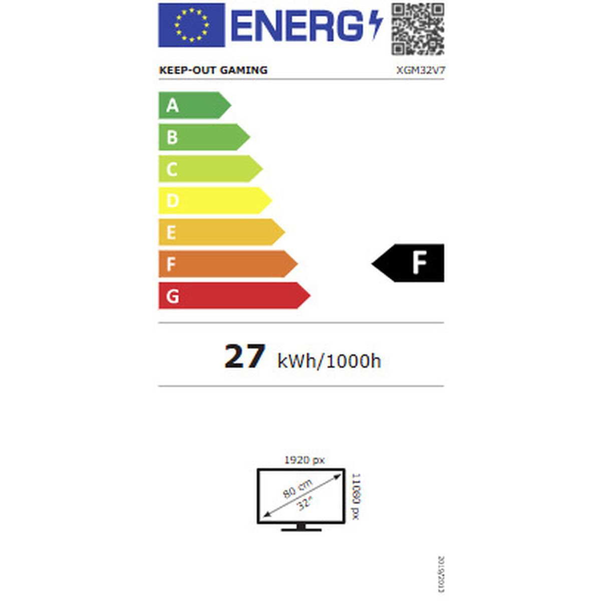Monitor KEEP OUT XGM32V7 Full HD 32"