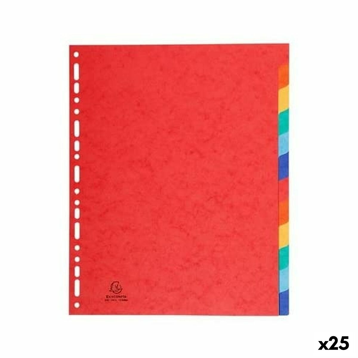 Separadores Exacompta Multicolor A4+ 12 Hojas (25 Unidades)