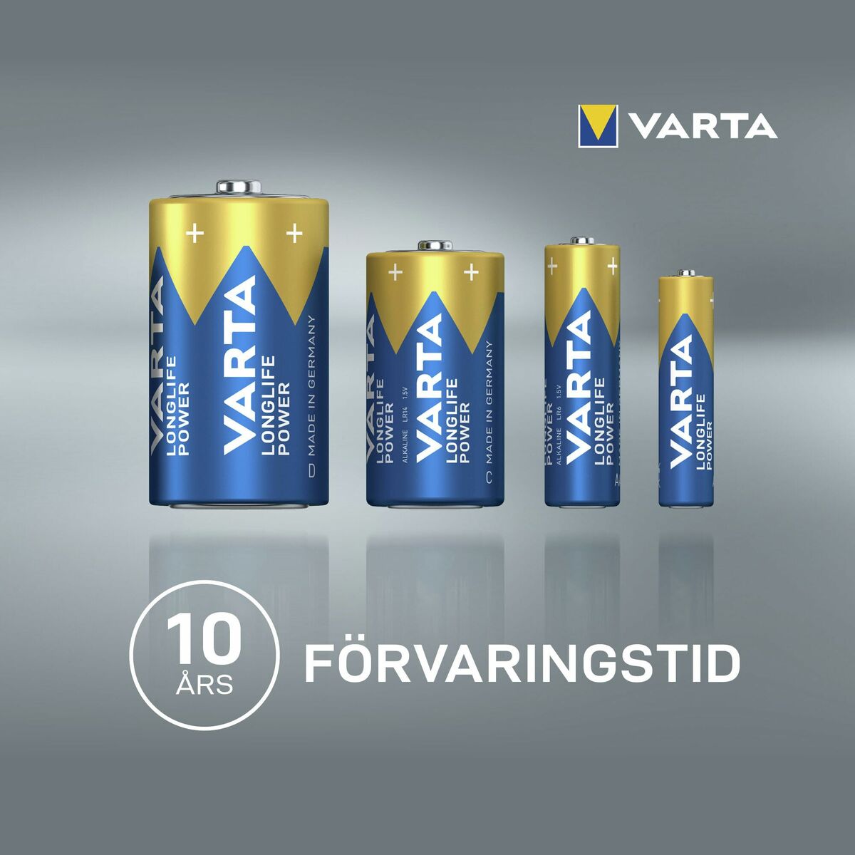 Pilas Varta alkalina longlife power aa - lr06 1,5 V AA LR06 (24 Piezas) (24 Unidades)