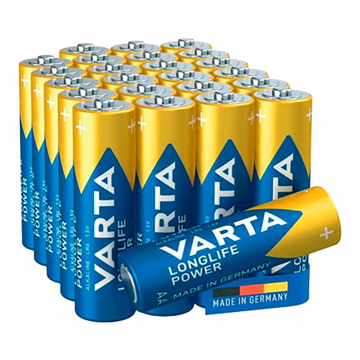 Pilas Varta alkalina longlife power aa - lr06 1,5 V AA LR06 (24 Piezas) (24 Unidades)