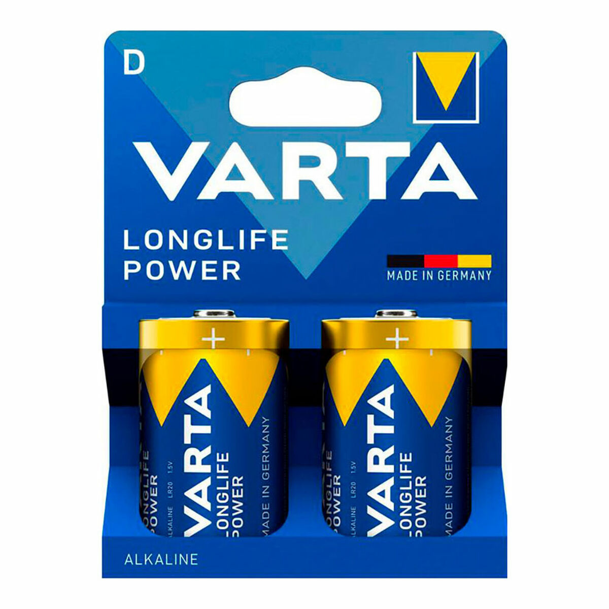 Pilas Varta longlife power d - lr20 1,5 V LR20 Tipo D (2 Piezas) (2 Unidades)
