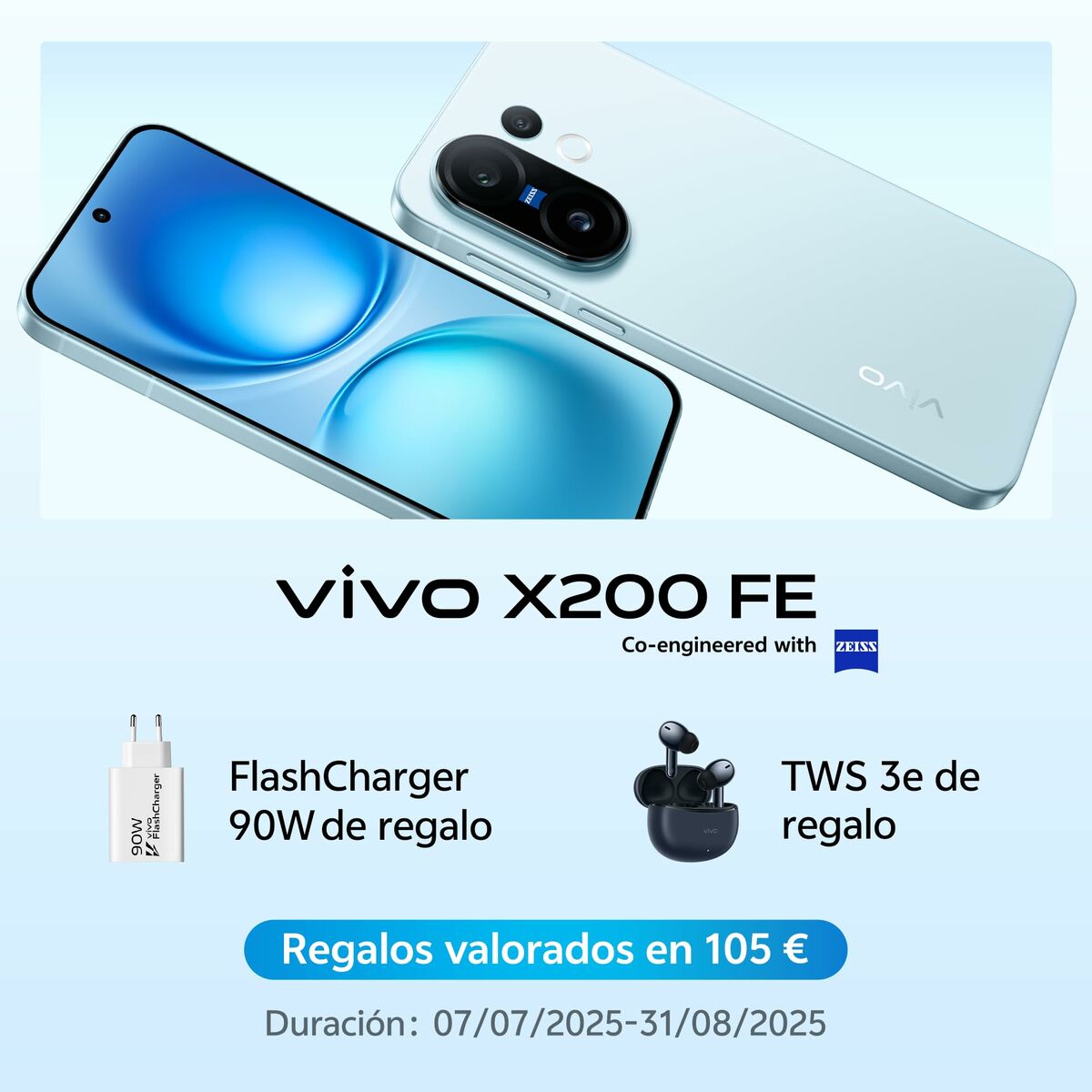 Smartphone Vivo 560272 Octa Core 12 GB RAM 512 GB Azul