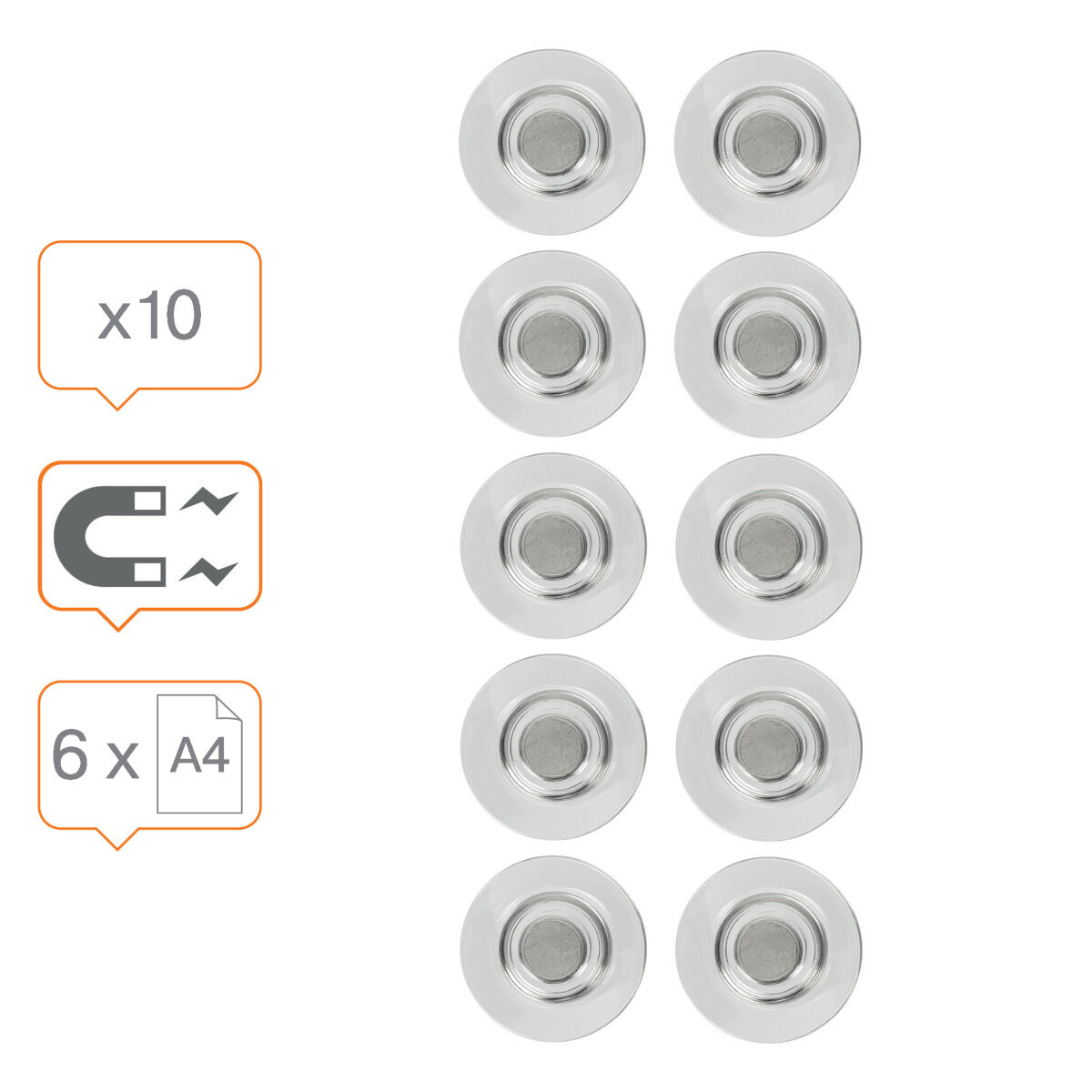 Pizarra magnética Nobo Plateado