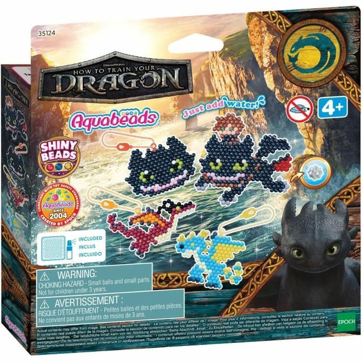 Juego de Manualidades Aquabeads Dragons (800 Piezas)
