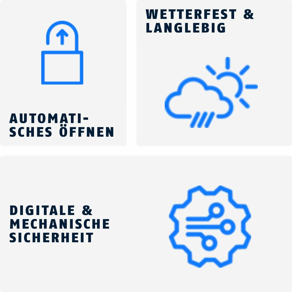 Candado de llave ABUS Rectangular