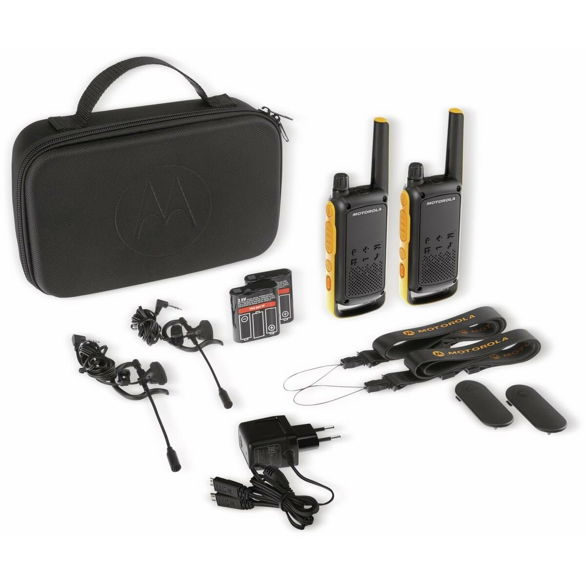 Walkie-Talkie Motorola B8P00810YDEMAG Amarillo Negro Naranja 500 mW