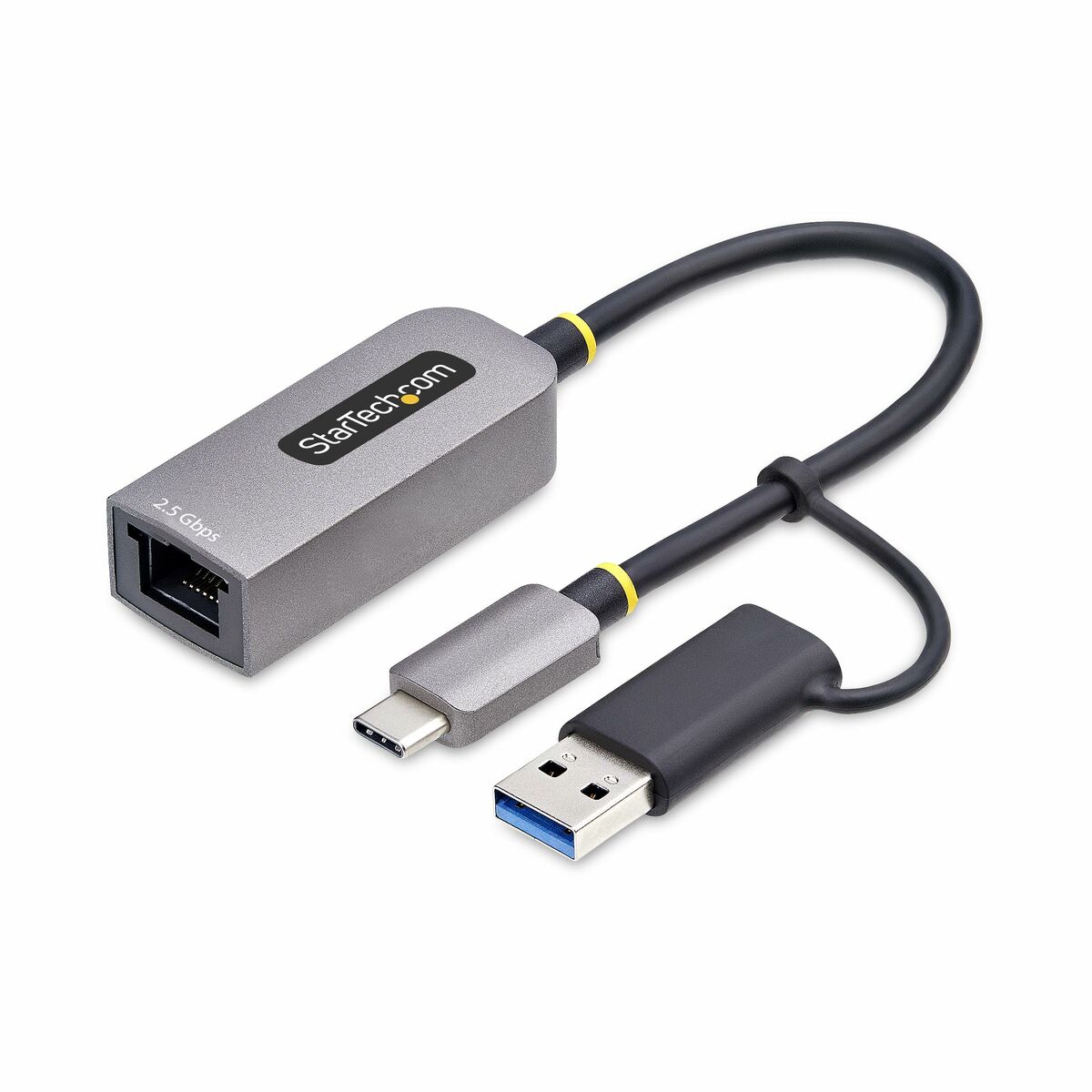 Cable USB Startech U2GA-USB-C-ETHERNET Gris